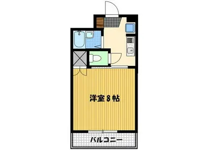 ピュアソレイユ(1K/5階)の間取り写真