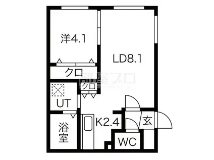 ARTISARA アーティサーラ(1LDK/3階)の間取り写真