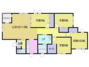 MALIE FUJIーマーリエ フジー(4LDK/2階)の間取り写真