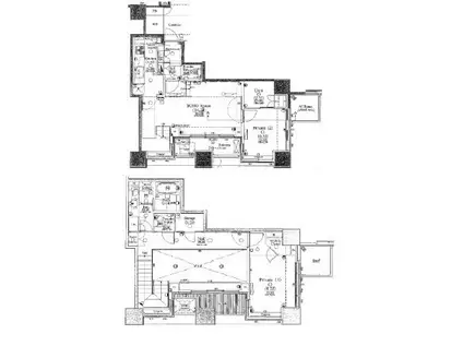 THE TOWERS DAIBA イースト(3SLDK/4階)の間取り写真