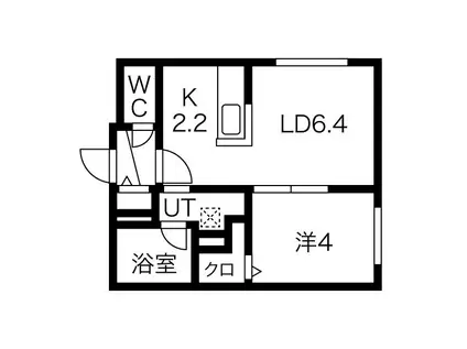 PREMIER SOLEIL 発寒(1LDK/3階)の間取り写真