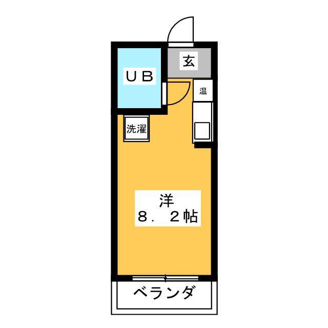 IWPビル(ワンルーム/6階)の間取り写真