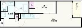JACK ODAKAVI(1LDK/2階)の間取り写真