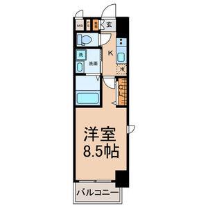 エントピア桜山(1K/4階)の間取り写真