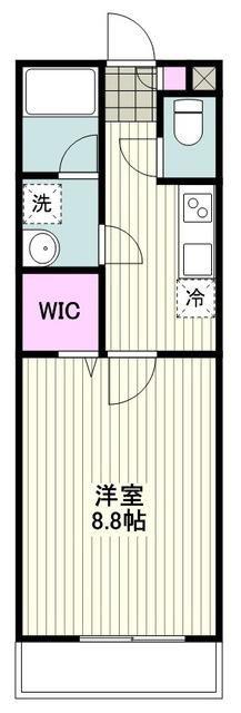 スペイサイド(1K/3階)の間取り写真