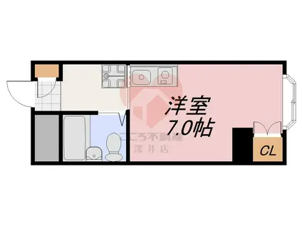 新昭和ビル(ワンルーム/4階)の間取り写真