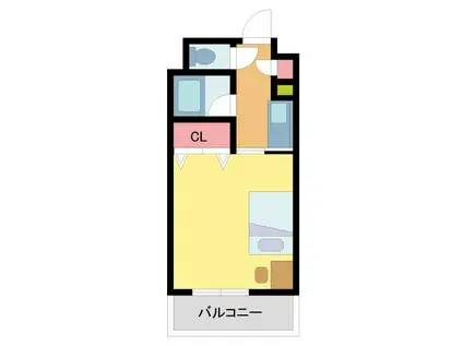 レジェンダリー甲子園(1K/5階)の間取り写真
