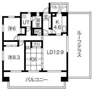 FLORESTA名駅(3LDK/10階)の間取り写真