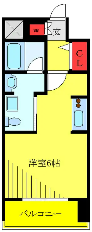 パークキューブ板橋本町 12階階 間取り
