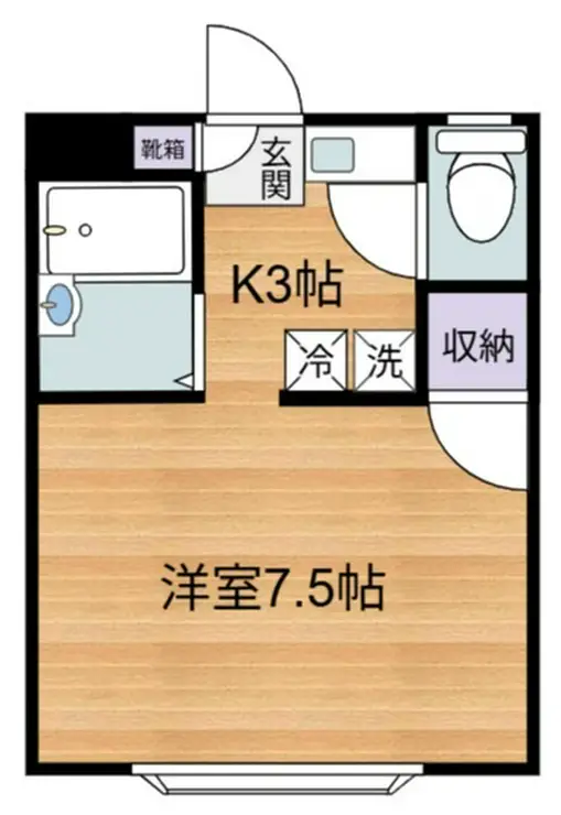 シャレー多摩川 2階階 間取り