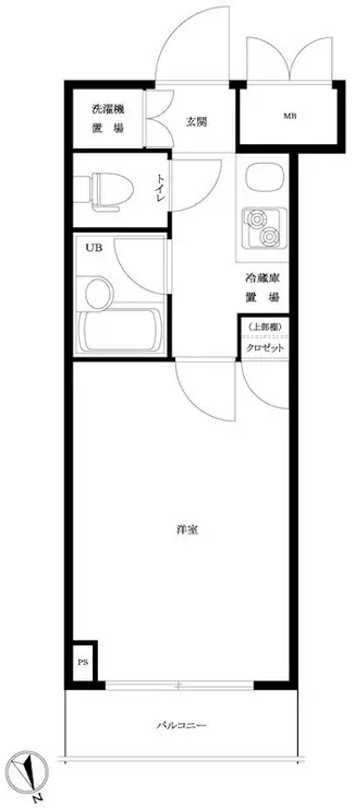 ルーブル三田 6階階 間取り