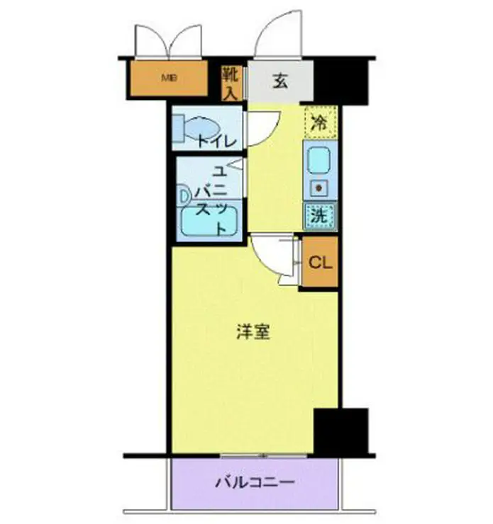 エスコート代田橋 4階階 間取り