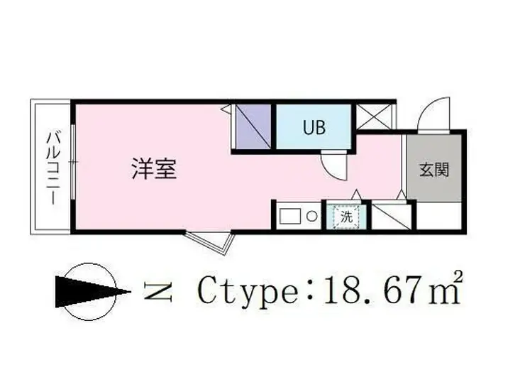 ジョイフル八王子 4階階 間取り