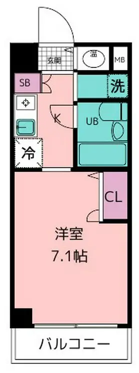 コスモフォーラム三鷹 2階階 間取り