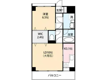 ESPERANZAI(1LDK/1階)の間取り写真