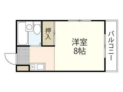 サンピア三滝(ワンルーム/3階)の間取り写真