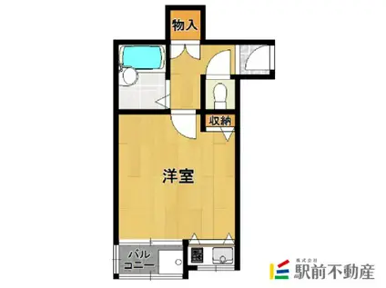 PALはせがわ(ワンルーム/2階)の間取り写真