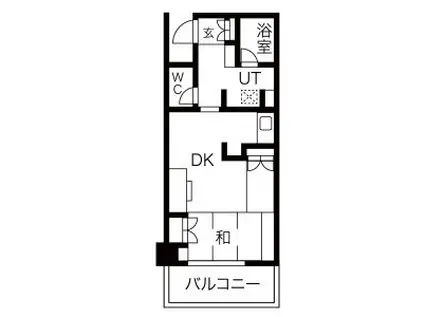 鶴舞ガーデンコート(ワンルーム/10階)の間取り写真