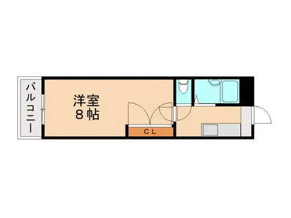 セゾンド和(1K/3階)の間取り写真