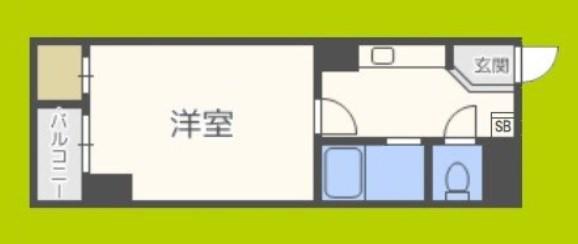 ライフステージ桜ノ宮(1K/3階)の間取り写真