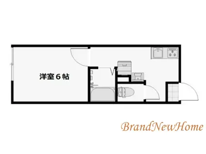 サンシャトー(1K/2階)の間取り写真