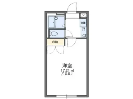 レオパレス金子(1K/1階)の間取り写真