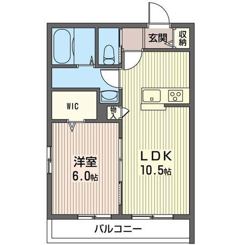 NOA EX(1LDK/3階)の間取り写真