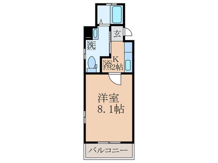 ドーリアNEXT花園(1K/3階)の間取り写真