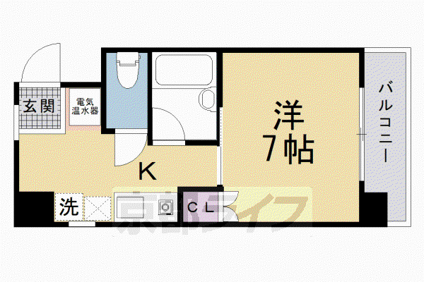 上原マンション(1K/5階)の間取り写真