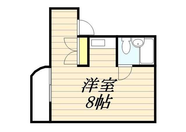 メゾン雅(ワンルーム/3階)の間取り写真