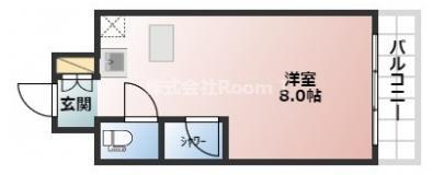 創空 KYUTARO(ワンルーム/9階)の間取り写真