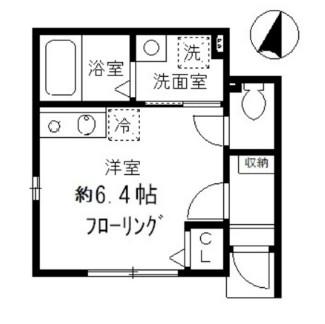マ・メゾン・クレフ(ワンルーム/1階)の間取り写真