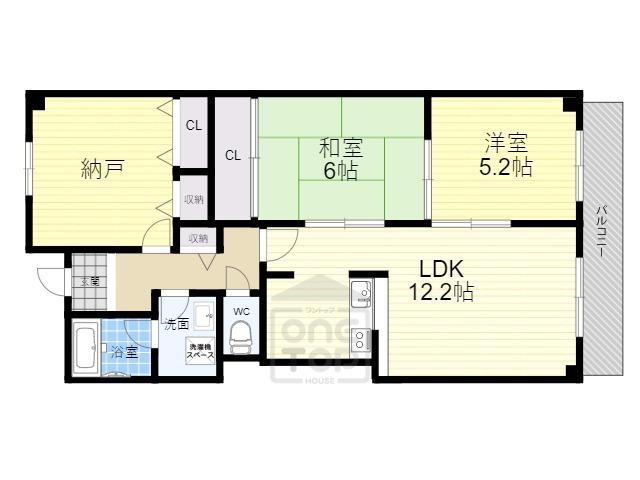 キャピタルグレイス(3LDK/5階)の間取り写真