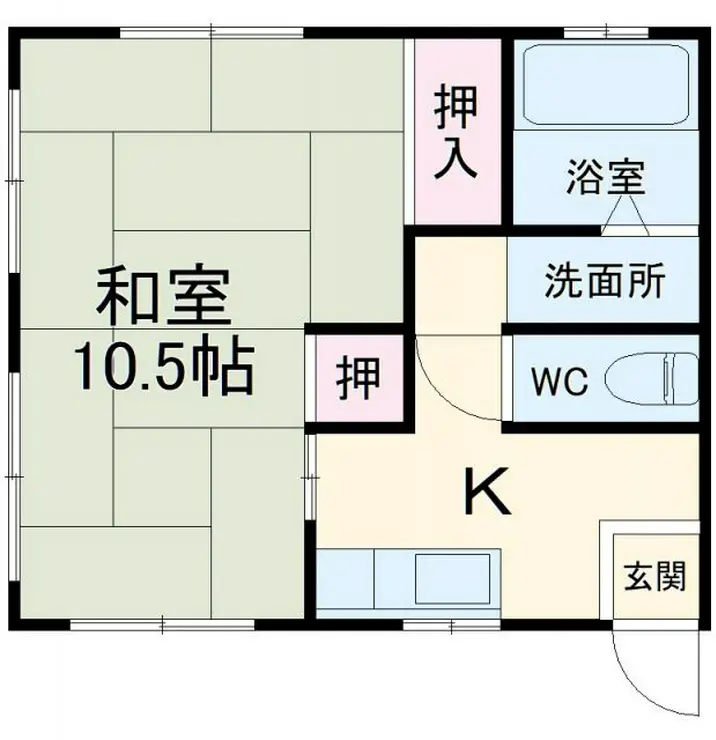 ダリヤ荘 2階階 間取り