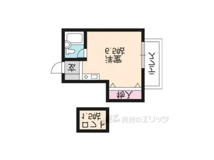 ATTIC赤阪(ワンルーム/2階)の間取り写真