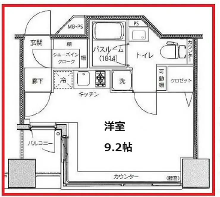 アイフォート千住曙町 6階階 間取り