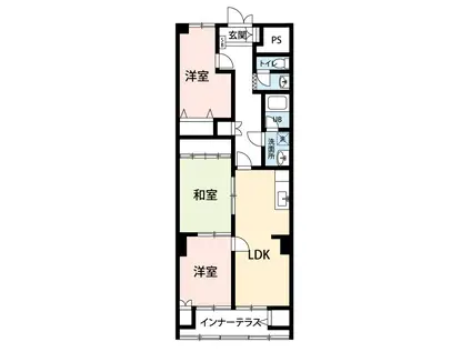 ニューセンチュリー(3LDK/2階)の間取り写真