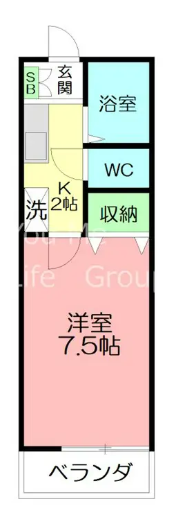 サニーヒル湘南 2階階 間取り