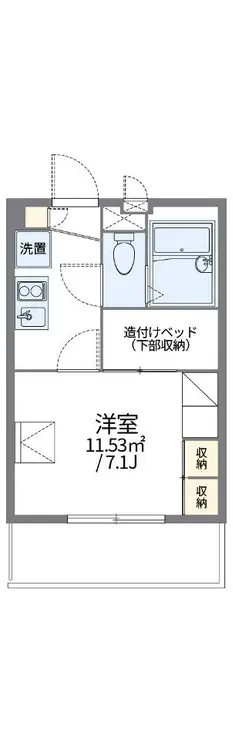 レオパレスYAMAMOTO 3階階 間取り