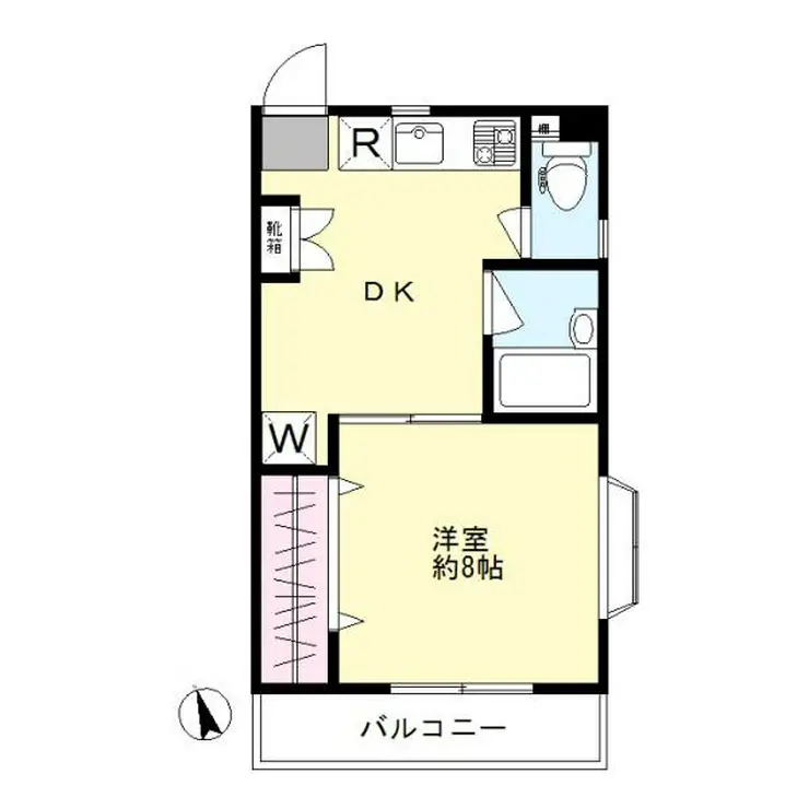 ビューグリーン多摩 B棟 2階階 間取り