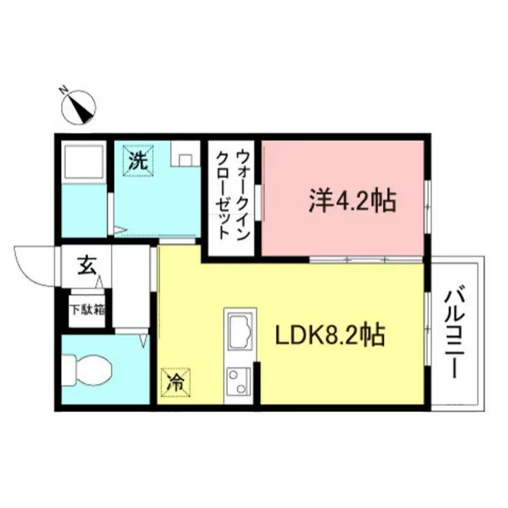 ボワソレイユ 1階階 間取り