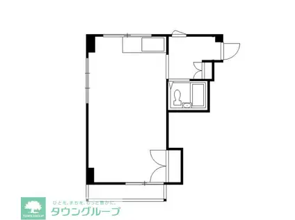 第一澤ビル(ワンルーム/3階)の間取り写真