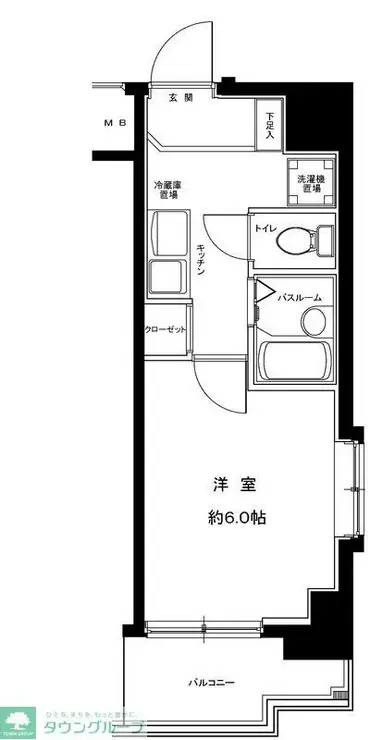 グランフォース所沢 4階階 間取り