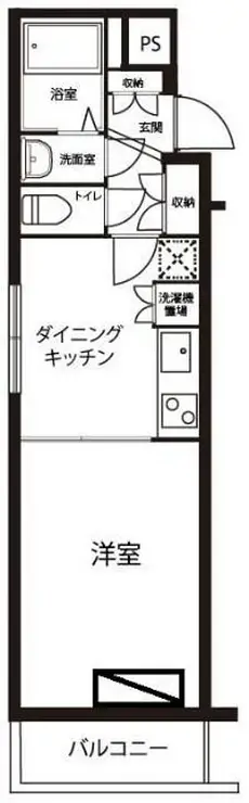 パレ・ホームズ戸越公園 3階階 間取り