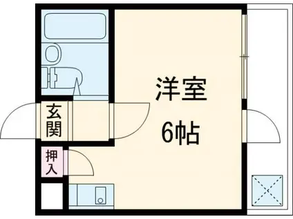 シティホームズ奈良女子大前(ワンルーム/4階)の間取り写真