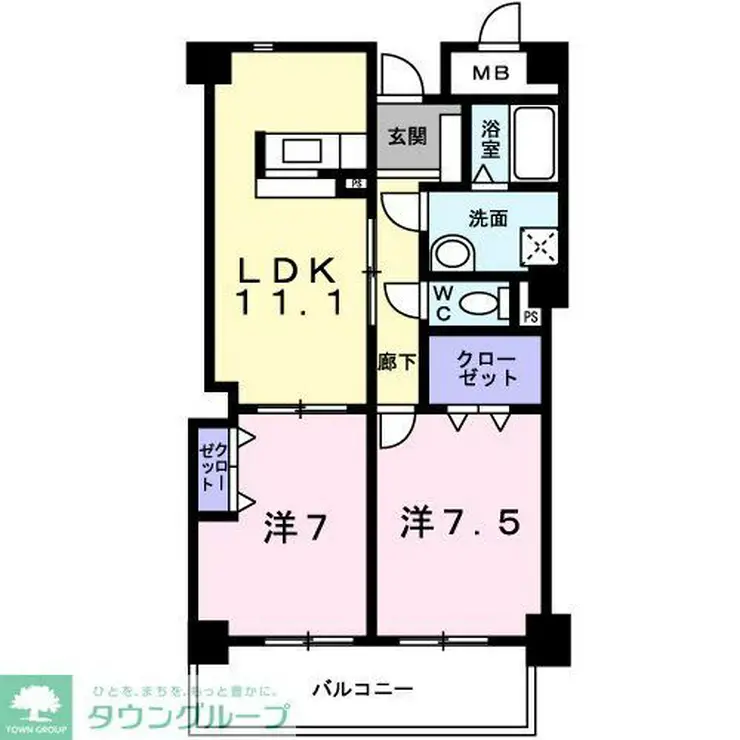 ソーニ・ドゥ・オーロ 6階階 間取り