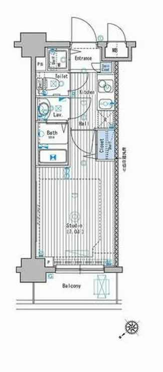 グランド・ガーラ池袋 13階階 間取り