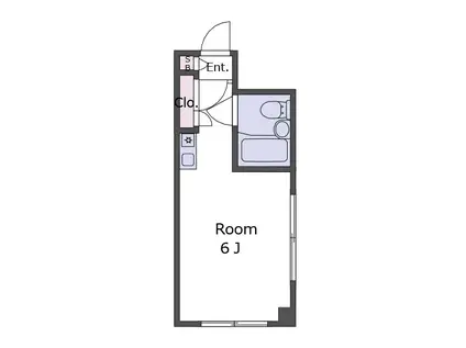 パークヒル用賀(1K/3階)の間取り写真