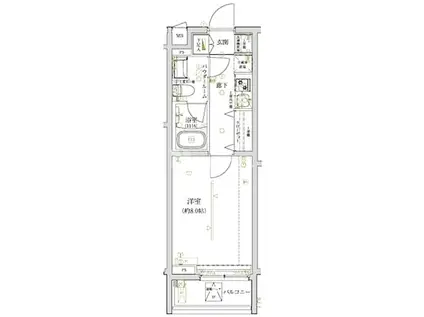 アルテシモ レンナ(1K/2階)の間取り写真
