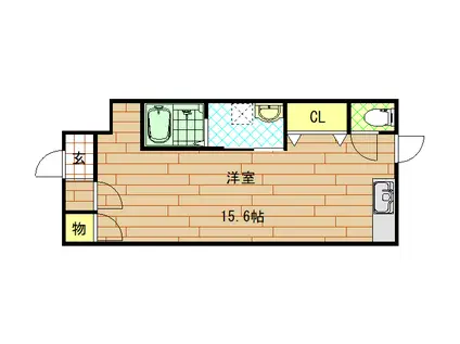 ココファイン田島(ワンルーム/1階)の間取り写真